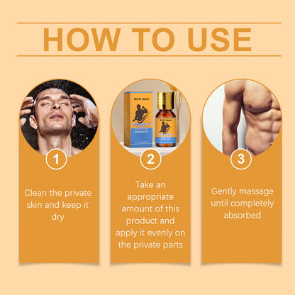 North Moon Men’s Massage Oil – Lightweight Hydrating Body Care Oil for Daily Use (10ml)