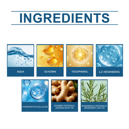 Sérum roll-on para el cuidado capilar Hoegoa: vitalidad y volumen del cuero cabelludo (30 ml)