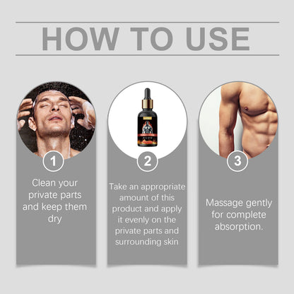 North Moon Men’s Massage Oil – Lightweight Hydrating Body Care Oil for Daily Use (15ml)