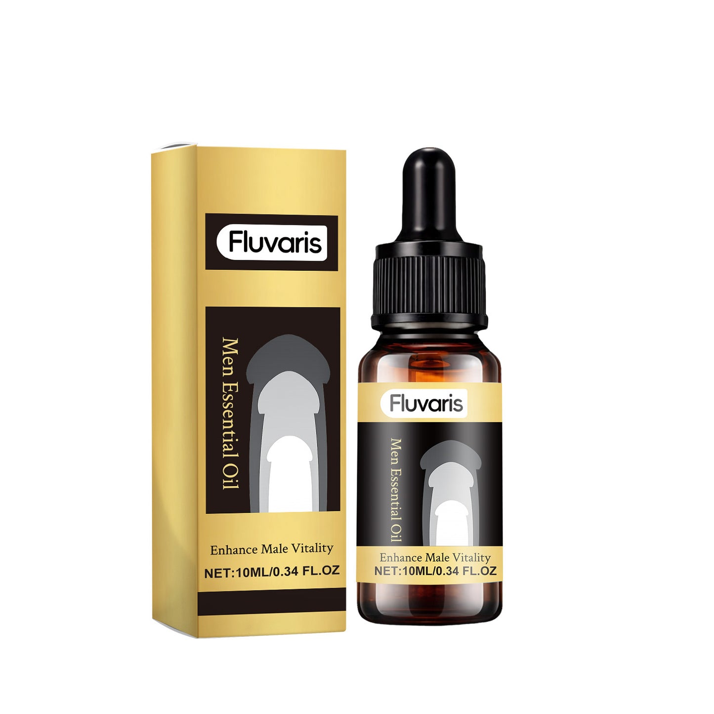 Fluvaris Men’s Essence Oil | Lightweight Hydrating Intimate Skin Care | 10ml