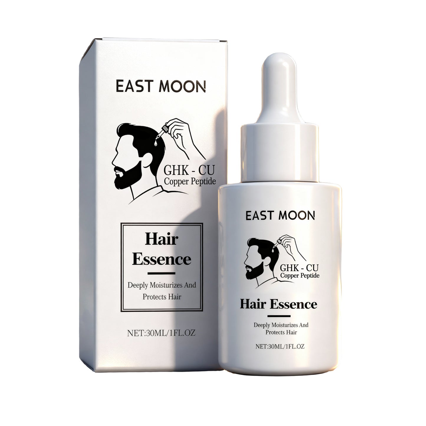 Esencia capilar con péptidos de cobre: ​​suero nutritivo para el cuero cabelludo y el cabello (30 ml)