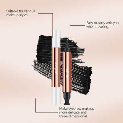 Delineador de ojos de doble punta Zephoco: delineador de precisión de doble punta