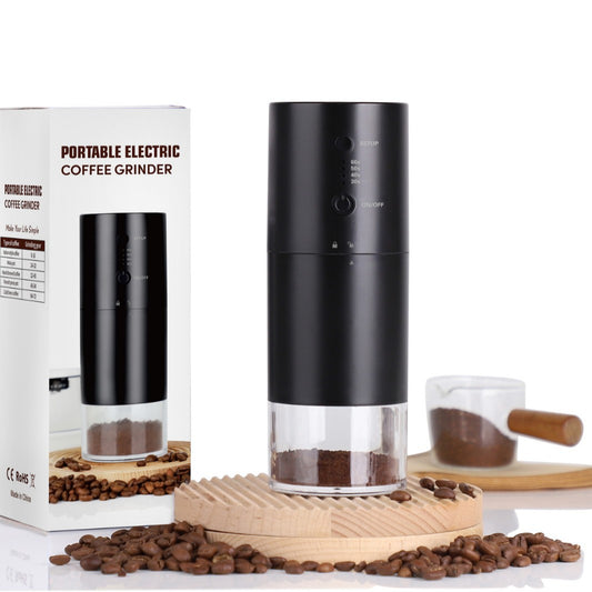 Portable Electric Coffee Grinder – Precise Dosing & Adjustable Grind Size