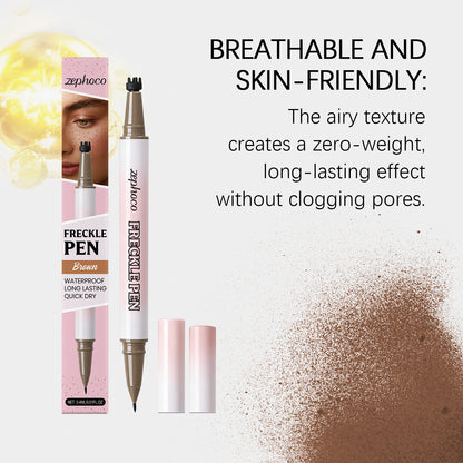 Zephoco Freckle Makeup Pen – Natural-Looking Waterproof Long-Lasting Freckle Effect for Face
