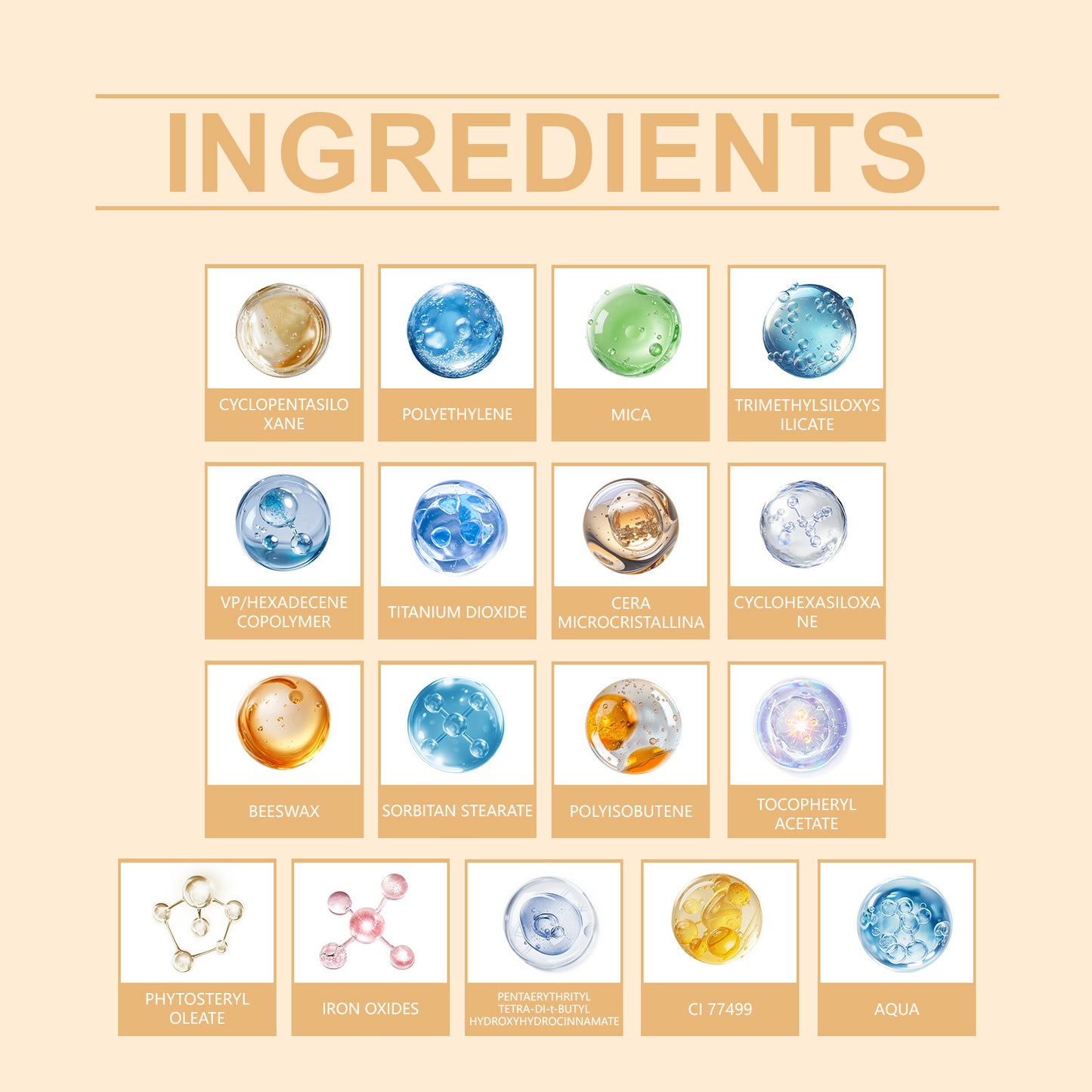 Zephoco Waterproof Eyeshadow Stick – Long-Lasting Shine, Smooth Application & Eye-Enhancing Effect