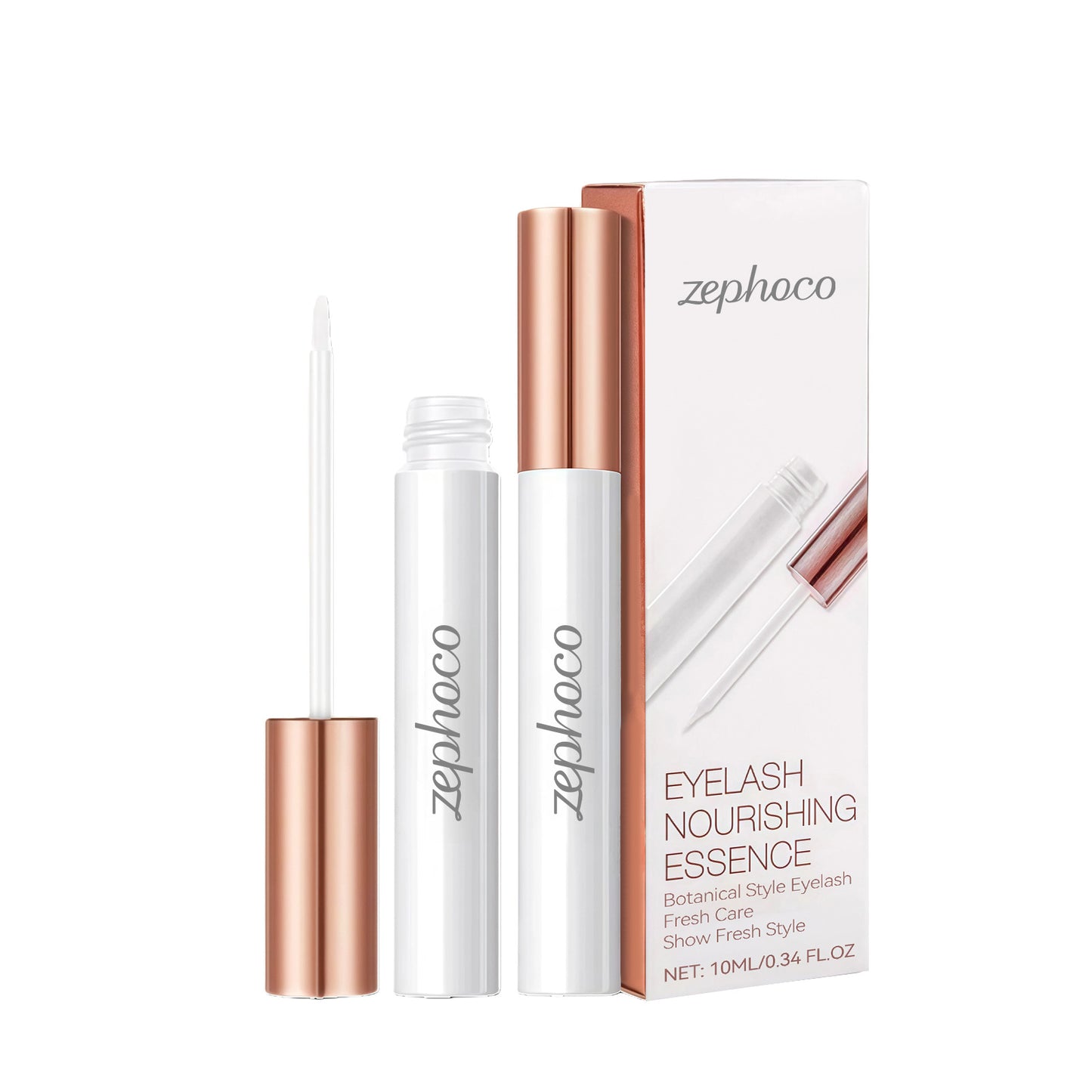 Zephoco Eyelash Nourishing Essence – Lightweight Lash & Brow Care Serum (Clear)
