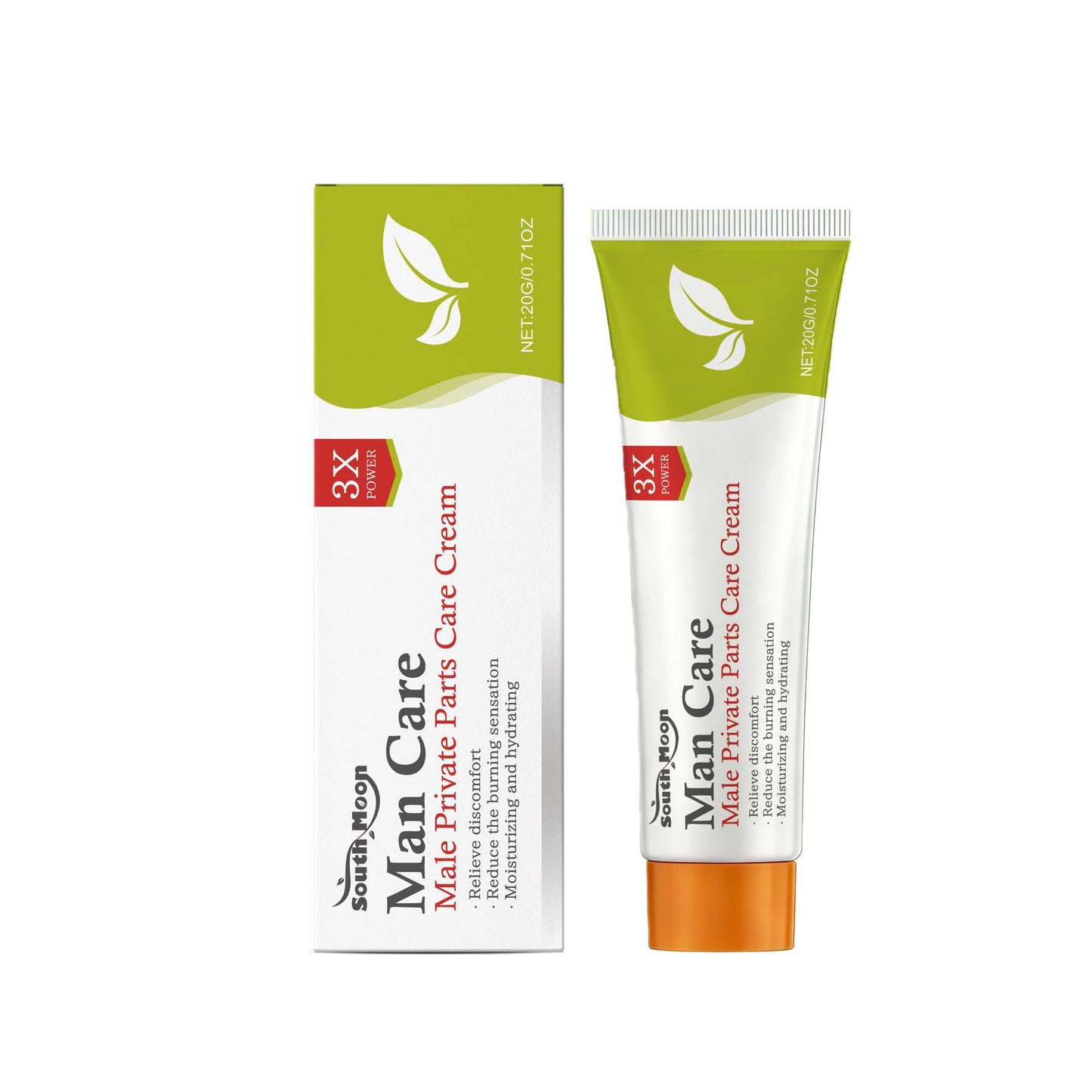 Fluvaris Men’s Intimate Care Cream – Lightweight Hydrating Skin Comfort Cream (50g)