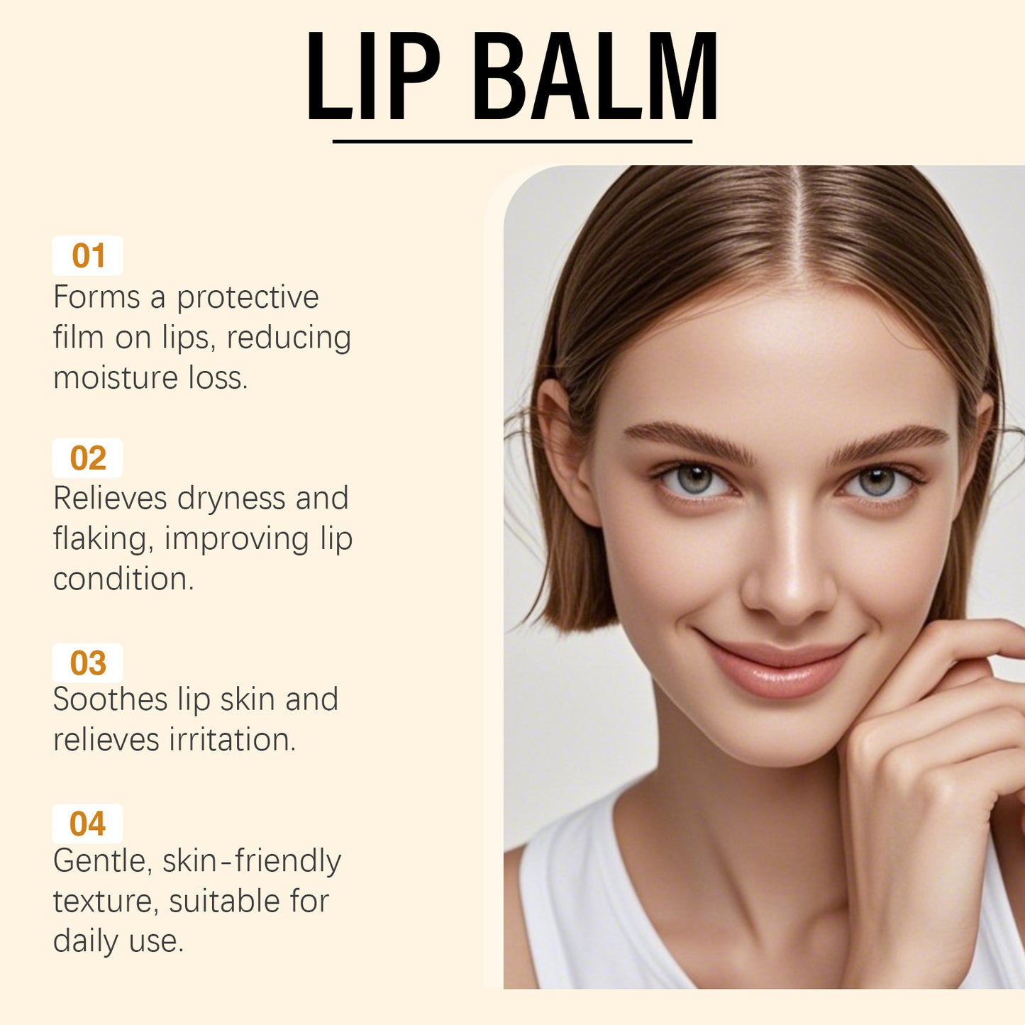 EELHOE Turmeric & Lemon Lip Balm – Moisturizing, Softening & Daily Lip Care