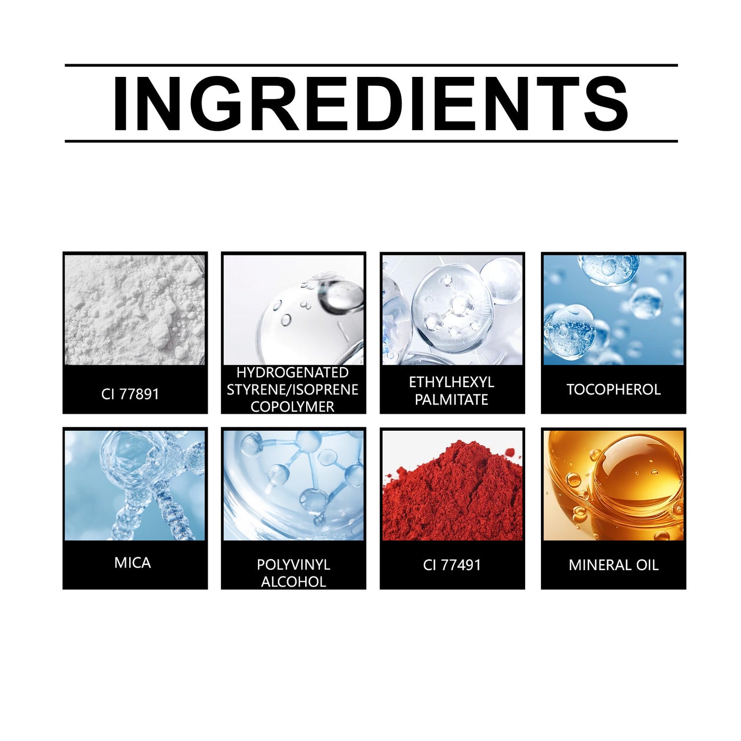 Zephoco Concentrated Liquid Highlighter – Light Brown / Light Gold / Light Pink Glow Drops