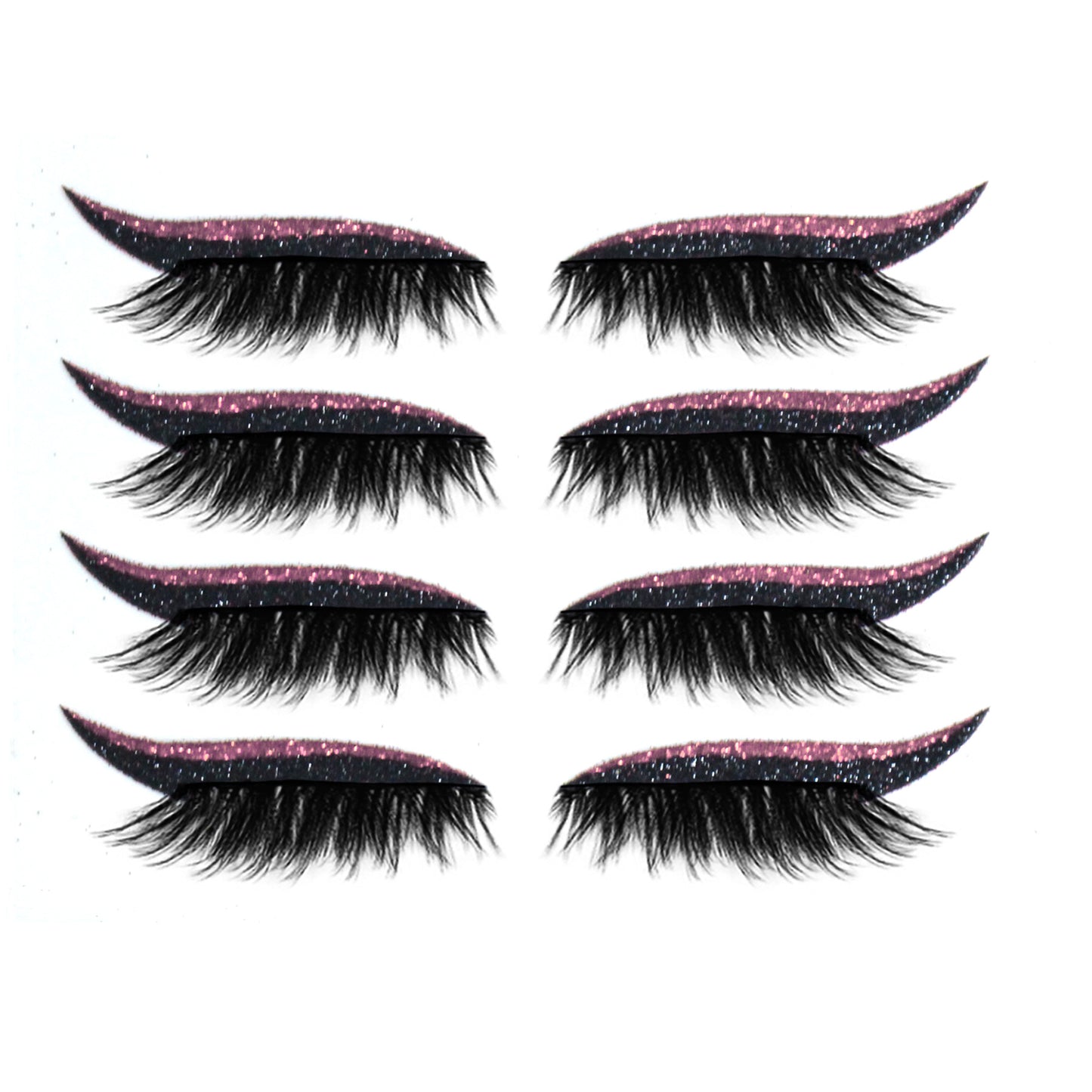7-Color Multi-Style False Eyelashes Set – Soft, Lightweight & Easy for Beginners
