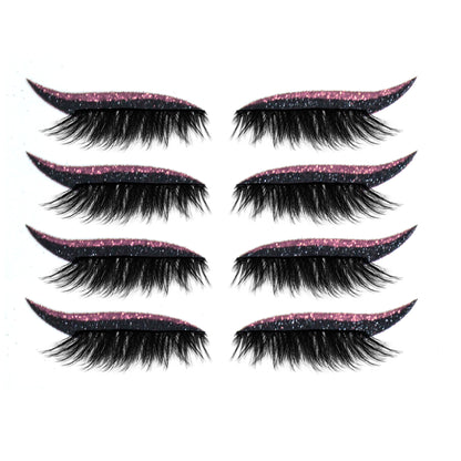 7-Color Multi-Style False Eyelashes Set – Soft, Lightweight & Easy for Beginners