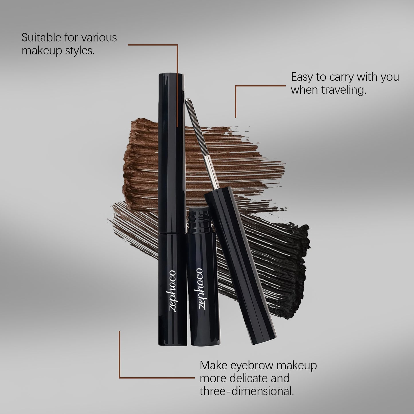 Iron Wand Mascara – Lightweight Long-Lasting Curl & Smudge-Proof Lash Formula