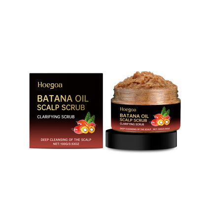 Exfoliante para el cuero cabelludo con aceite de Hoegoa Batana: cuidado clarificante y de limpieza profunda (100 g)