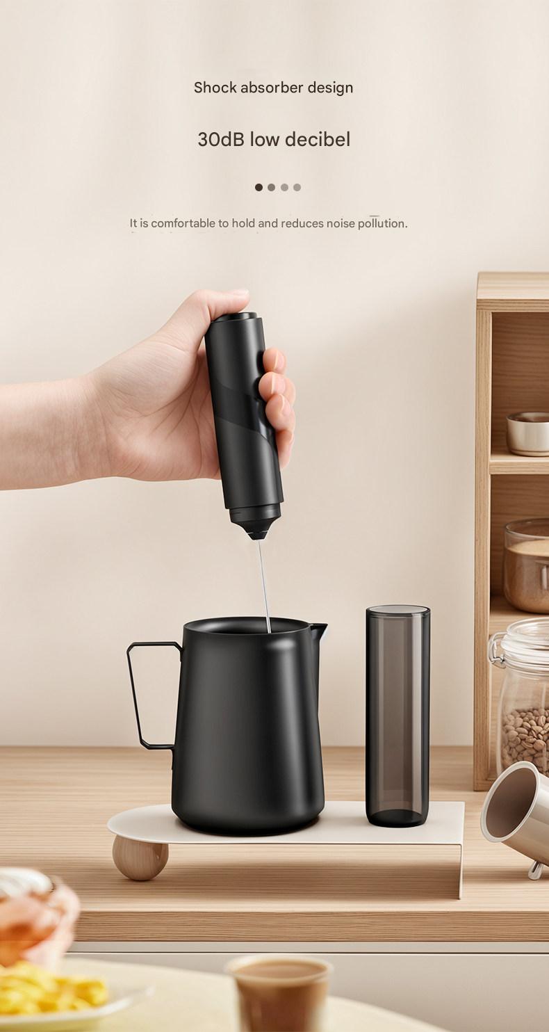 Portable Electric Milk Frother – Handheld Coffee Foamer & Egg Beater for Home Use