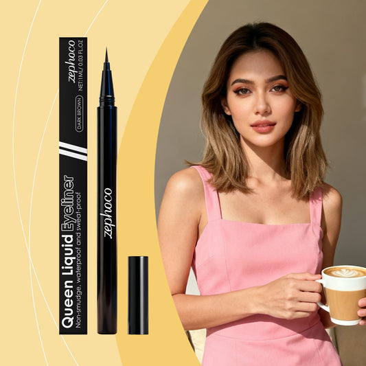 Zephoco Queen Liquid Eyeliner – Precision Tip Eye Liner Pen