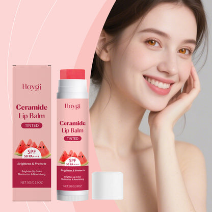 Hoygi Ceramide Tinted Lip Balm – Moisturizing, Lightweight & Daily Lip Care (SPF 50 PA++)
