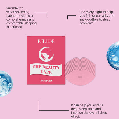 EELHOE Beauty Tape – Lip Moisture Patch for Smooth & Hydrated Lips (10 Pieces)
