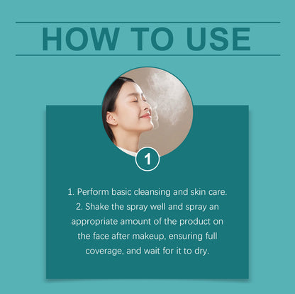 Spray fijador hidratante Zephoco: bruma ligera, refrescante e hidratante para el maquillaje