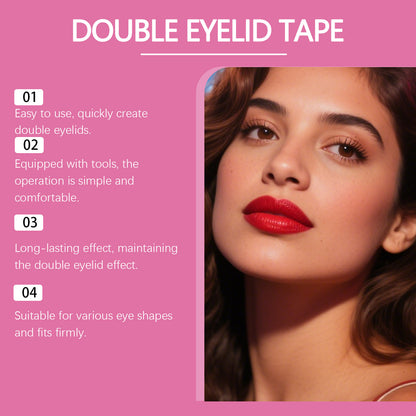 Cinta Lumavire para párpados dobles: invisible, duradera y respetuosa con la piel (400 unidades)