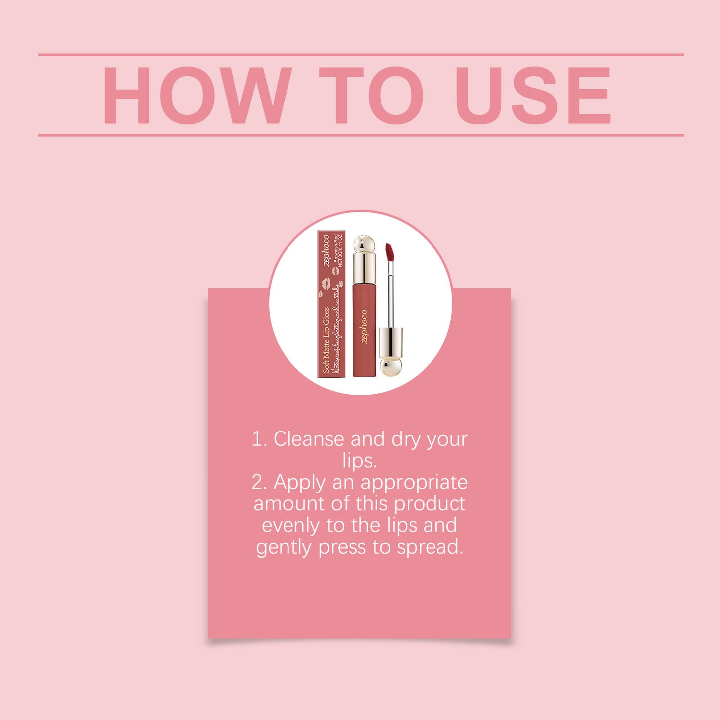 Zephoco Velvet Liquid Lipstick – Long-Lasting & Comfortable Wear