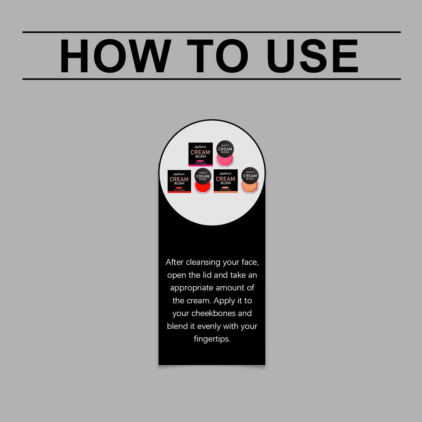 Zephoco Cream Blush – Lightweight Buildable Cream Blush with Smooth Color Payoff