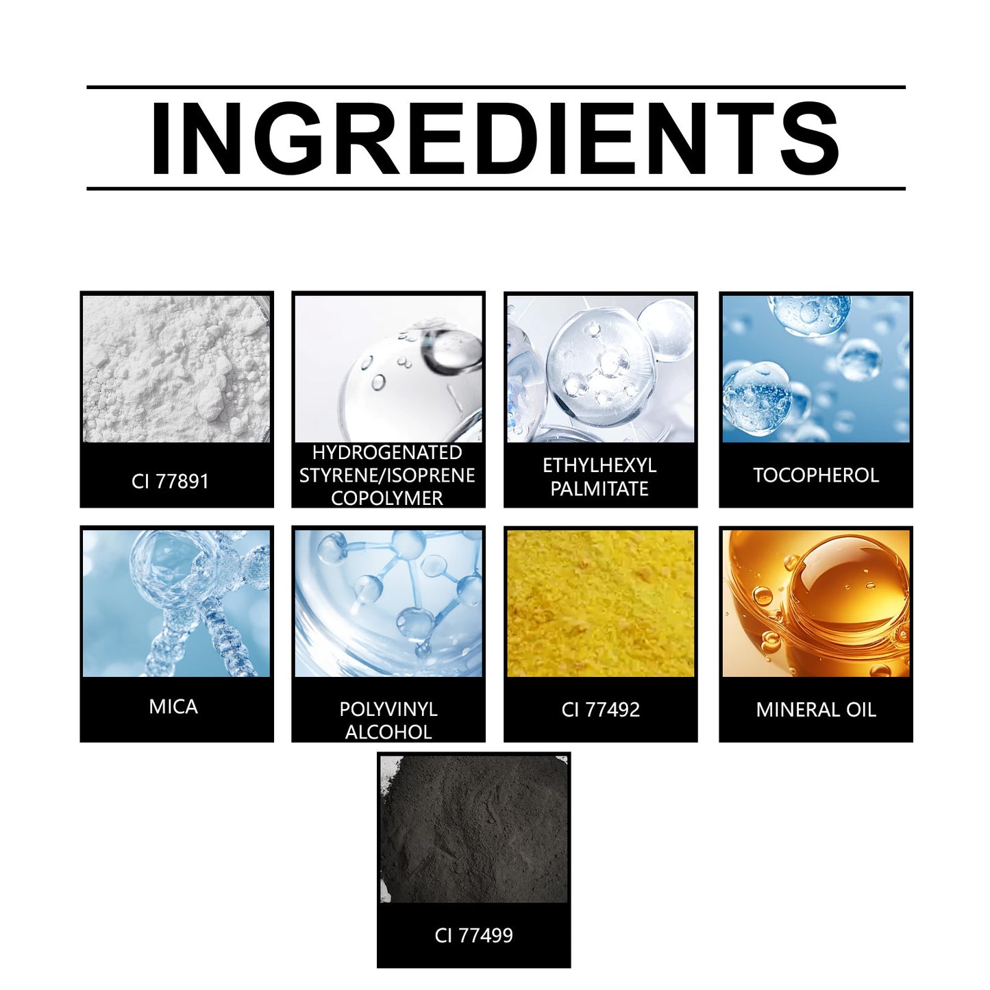 Zephoco Concentrated Liquid Highlighter – Light Brown / Light Gold / Light Pink Glow Drops