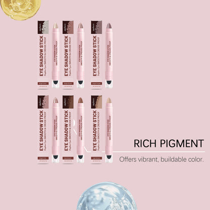 Sombra de ojos en barra multiusos Zephoco: fórmula de mezcla suave, duradera y que no se corre.