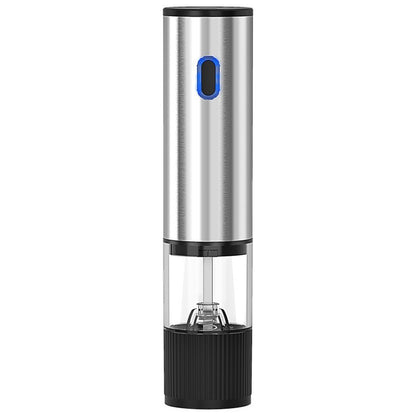 Electric Pepper Grinder – Rechargeable Stainless Steel Salt & Spice Mill with Adjustable Coarseness