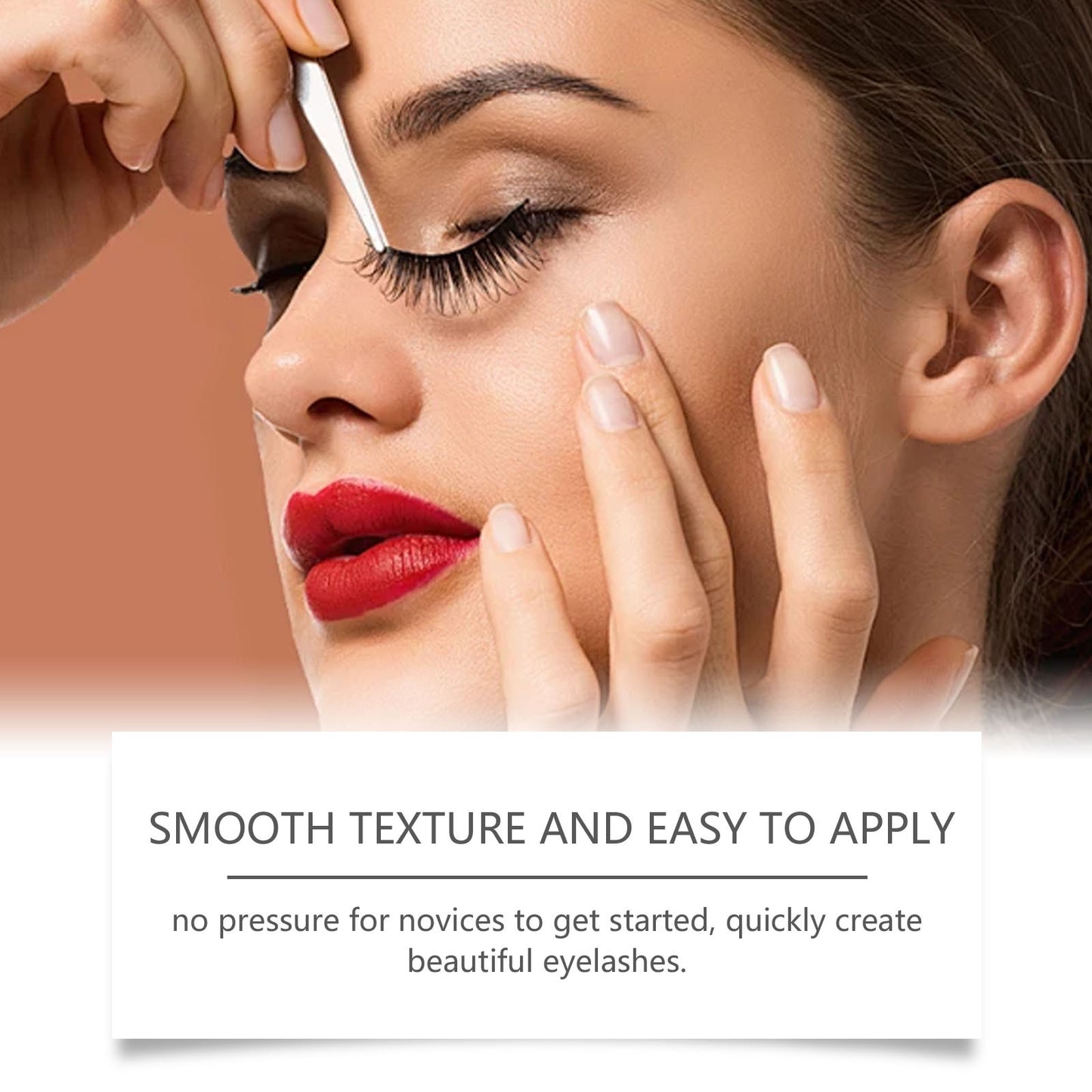 Stylo colle et fixateur double embout Nymixa pour faux cils – Colle longue tenue pour la pose de faux cils à faire soi-même