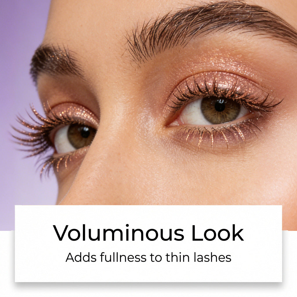 Zephoco Gold Blitz Lightweight Mascara – Buildable Lash Definition & Shimmer Finish