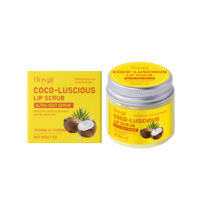 Hoygi Coco-Luscious Lip Scrub – Gentle Exfoliation, Moisturizing & Refreshing Care