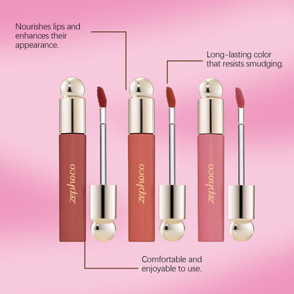Zephoco Velvet Liquid Lipstick – Long-Lasting & Comfortable Wear