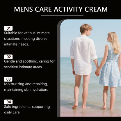 Fluvaris Mens Intimate Care Cream Lightweight Hydrating Body Care 50g