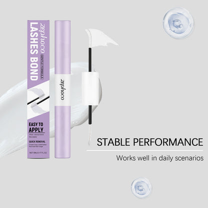 Zephoco Gentle Lash Bond Glue – Quick-Dry & Long-Lasting False Eyelash Adhesive