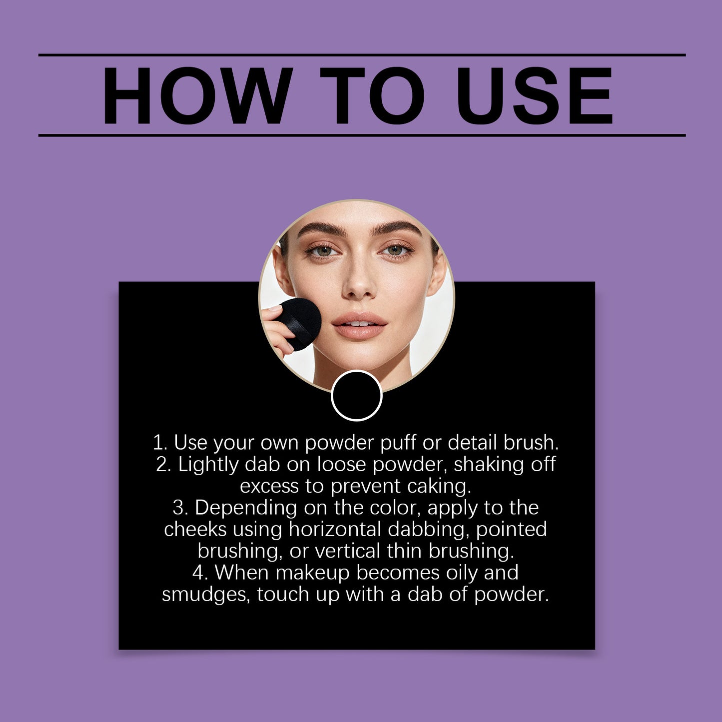 Zephoco Soft Focus Sheer Loose Setting Powder – Lightweight Oil-Control Makeup Finish