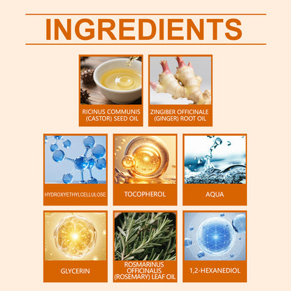 Sérum volumisant pour cheveux Hoegoa – Pénétration rapide, sans rinçage, convient à tous les types de cheveux 20 ml