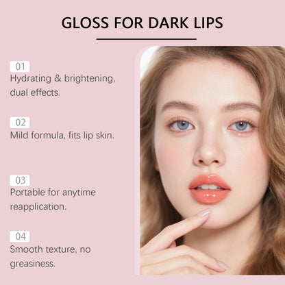 EELHOE Pink Lip Gloss – Lightweight, Moisturizing & Smooth-Glide Formula (15g)