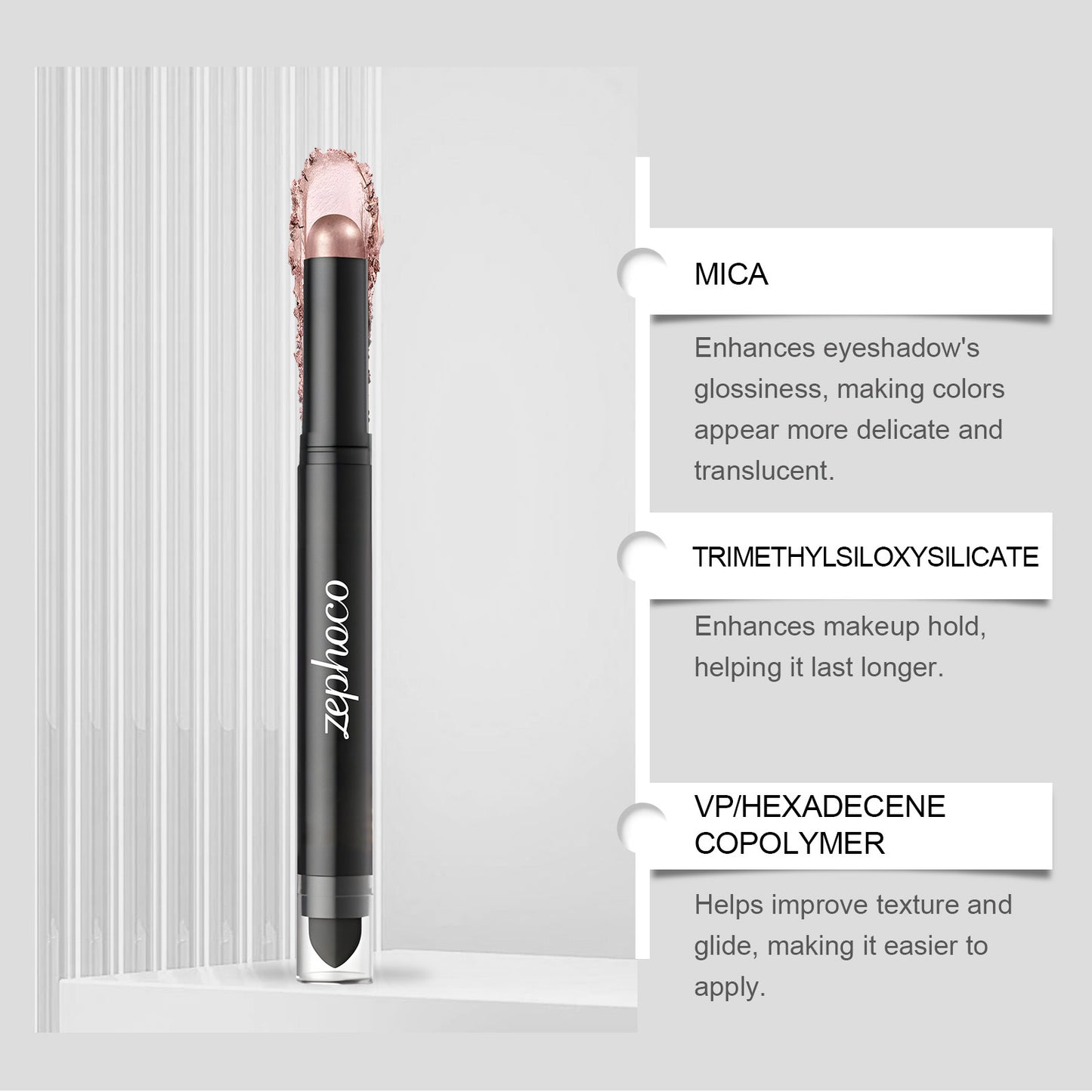 Zeylkoo Eyeshadow Stick – Smooth, Waterproof & Easy-Blend Eye Color Pen
