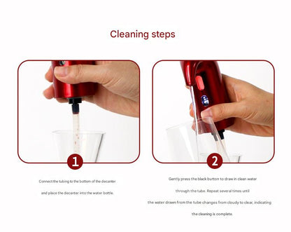 Electric Wine Aerator & Pourer – USB Rechargeable Automatic Wine Decanter