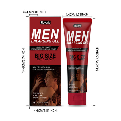 Fluvaris Mens Intimate Care Gel Lightweight Hydrating Body Care 100g