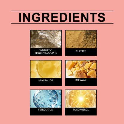 Rubor en crema translúcido dorado Zephoco: brillo perlado y acabado suave