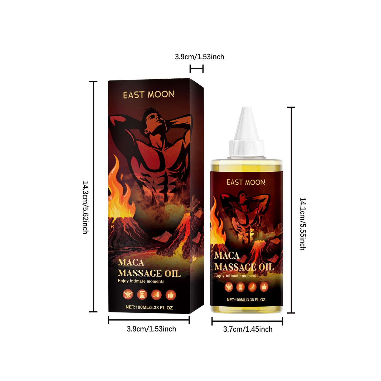 Maca Massage Oil – Moisturizing Body Massage & Relaxation Oil for Couples