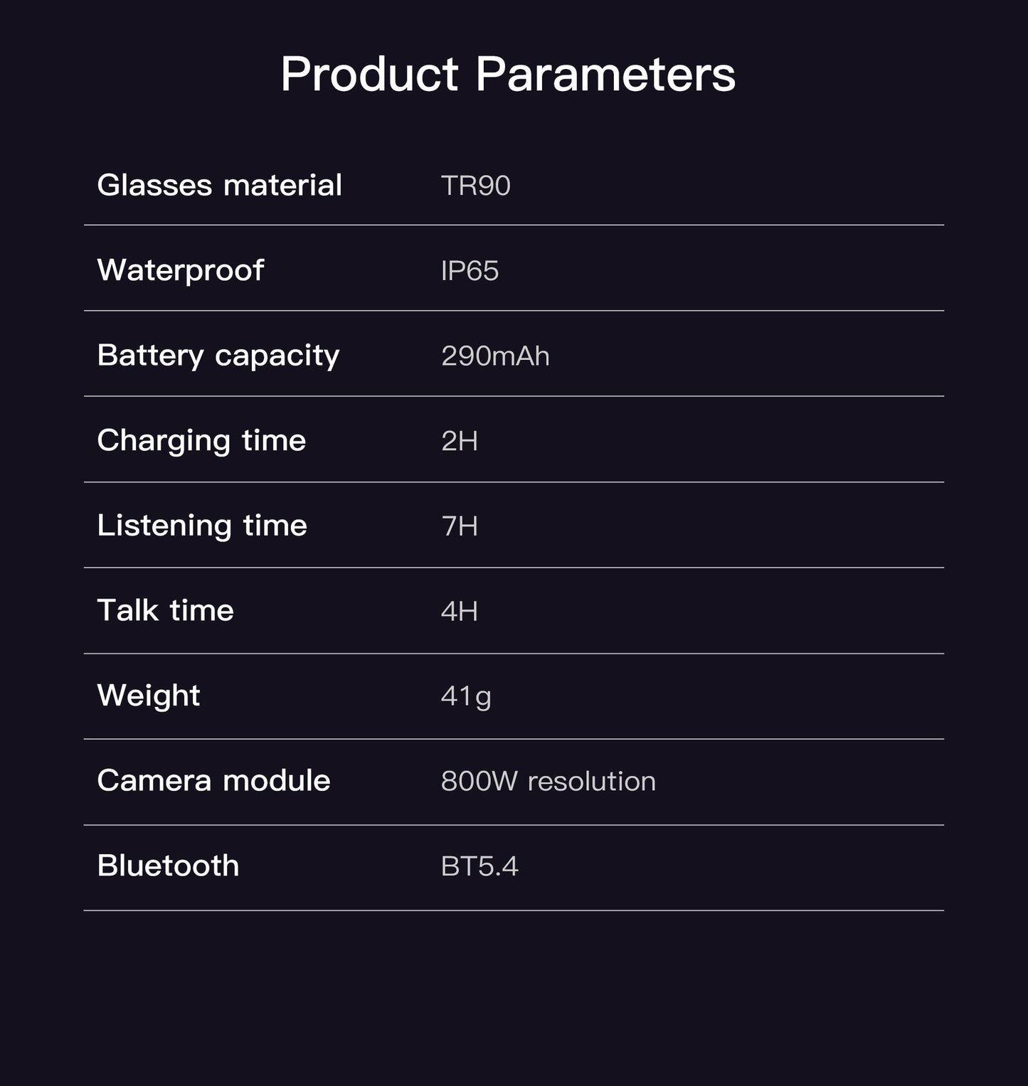 AI Smart Glasses –  HD Camera, Real-Time Translation, Bluetooth Calling