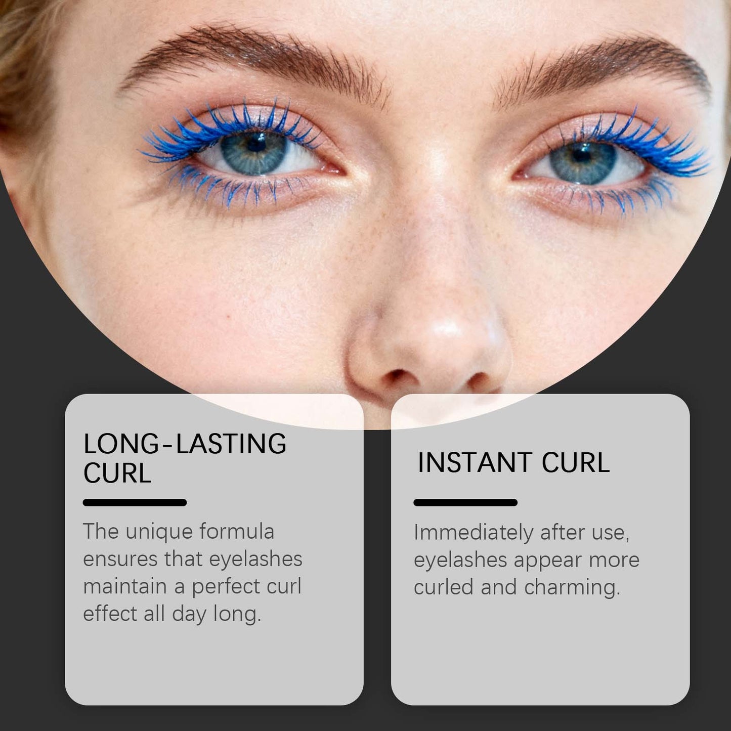 Máscara de pestañas Zephoco: fórmula resistente al agua, suave y sin grumos