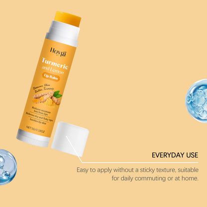 Hoygi Turmeric & Lemon Lip Balm – Smooth, Lightweight & Daily Moisturizing (5g)