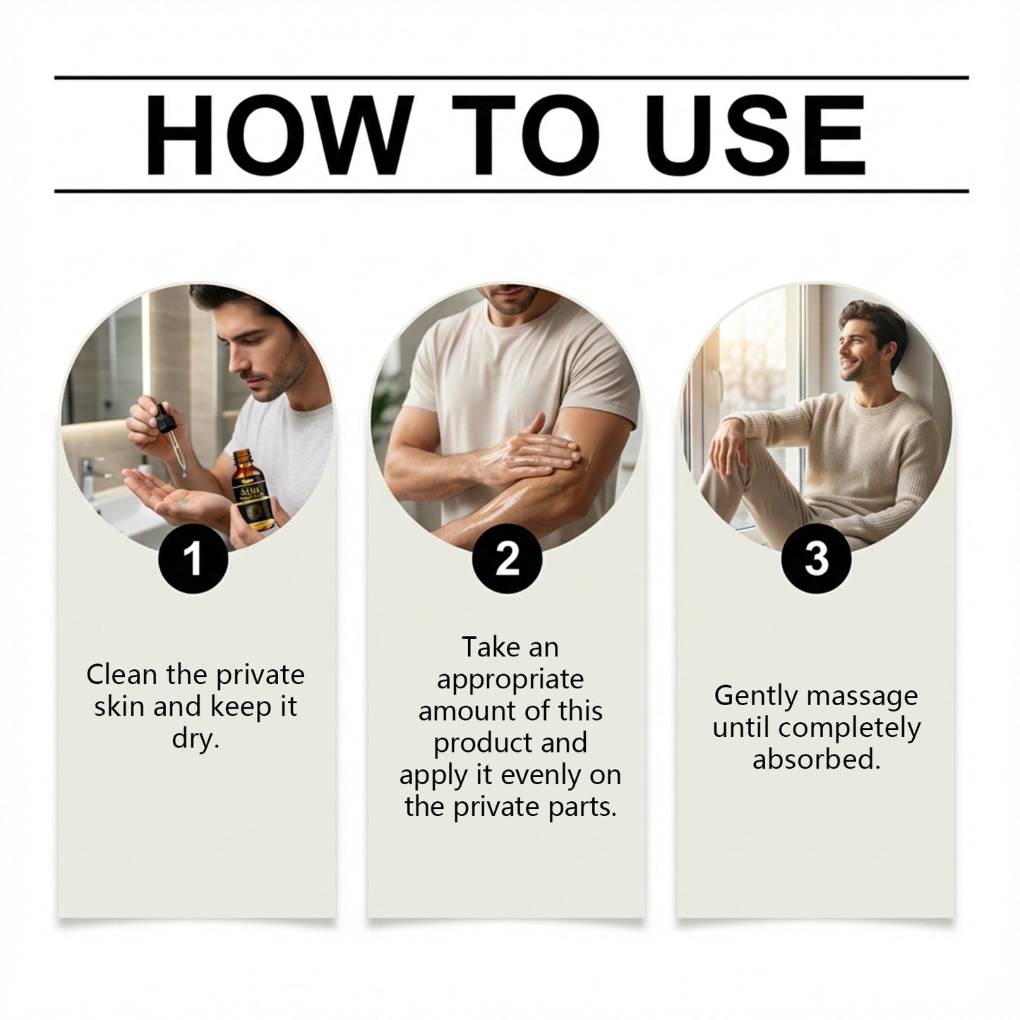 Fluvaris Male Massage Oil – Lightweight Hydrating Body Oil for Daily Care (30ml)