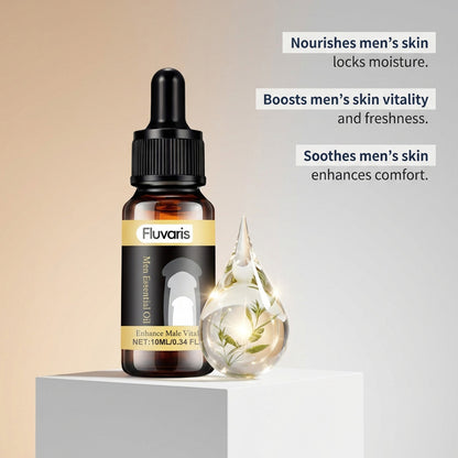 Fluvaris Men’s Essence Oil | Lightweight Hydrating Intimate Skin Care | 10ml