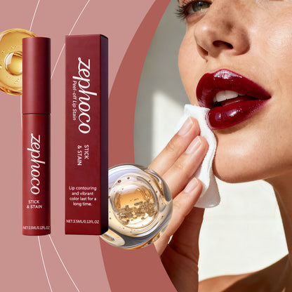 Zephoco Peel-Off Stick & Stain Lip Tint