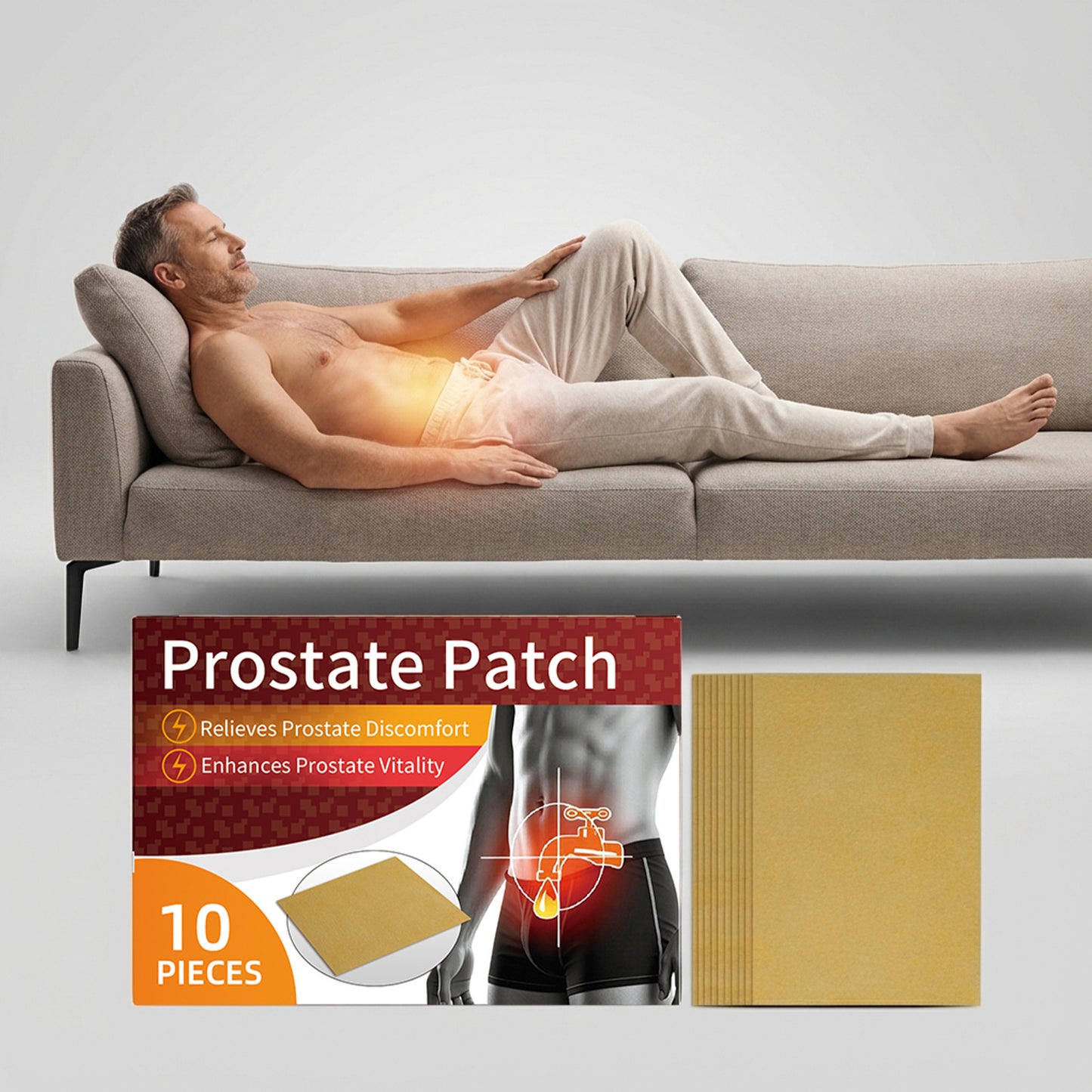 South Moon Prostate Care Warming Patch – Gentle Comfort Support • Daily Wellness贴片护理（10pcs）