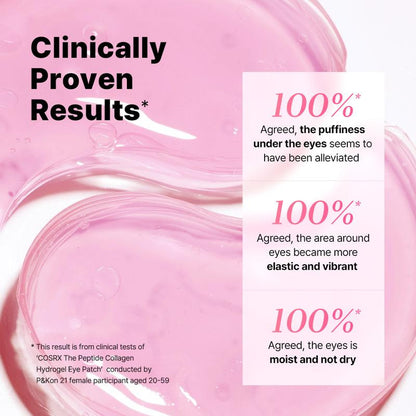 Parches de hidrogel de colágeno para ojos (60 unidades): hidratantes y refrescantes para el contorno de ojos 